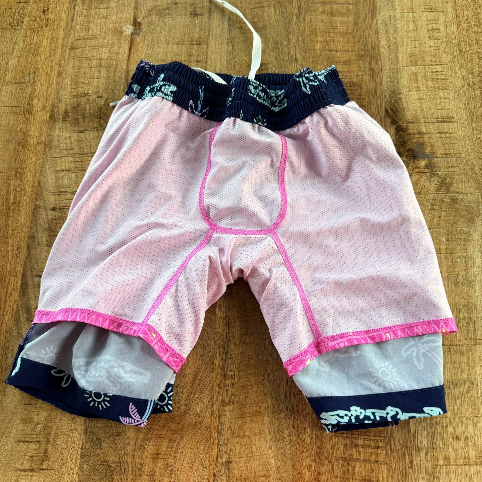 Chubbies Neon Lights Men’s Swim Trunks Size XS Tropical Print