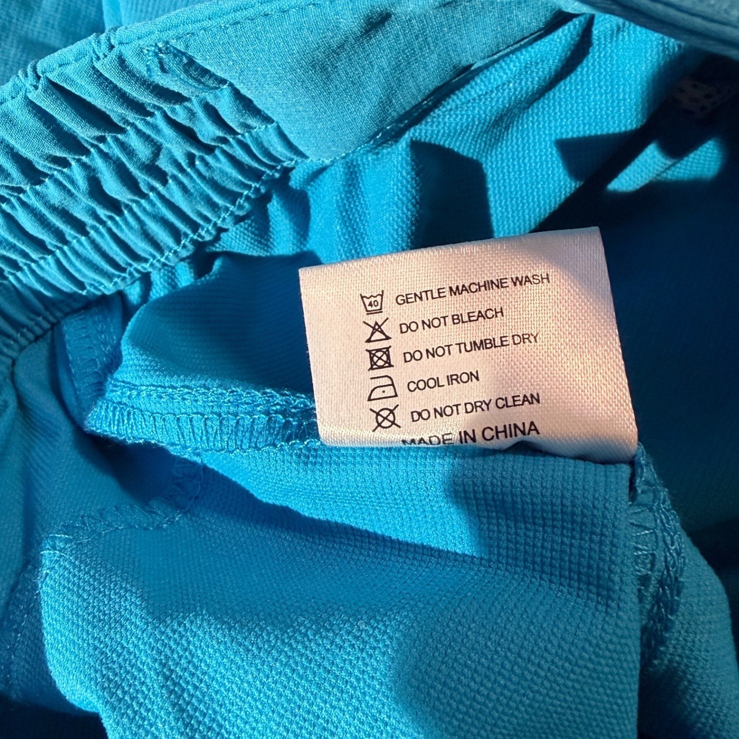 MAGCOMSEN Mens Hiking Pants Blue Size 34 Lightweight Outdoor Travel Trousers New