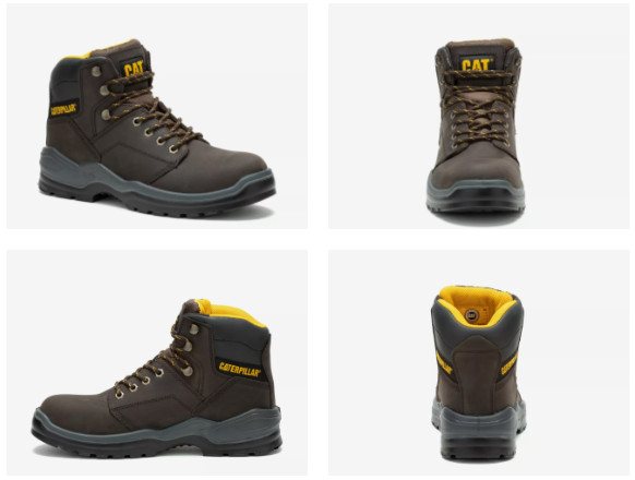 Women’s CAT Steel Toe Work Boot, Size 6.5 Wide (NWT)
