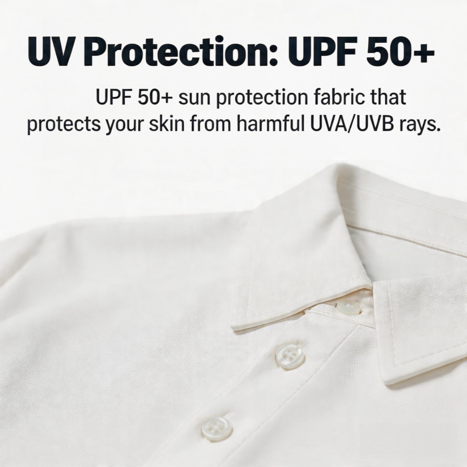 Men’s Quick Dry Polo Shirt UPF 50+ Moisture Wicking Performance Sport Golf Polo