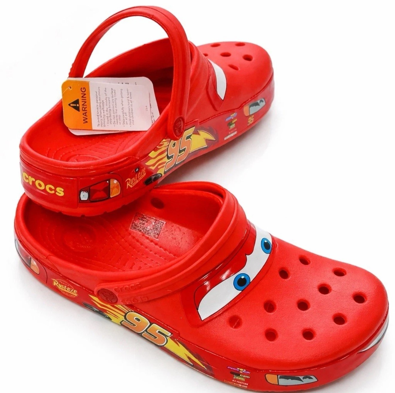 NEW Crocs Lightning McQueen Clog Adult Shoes Limited Classic No Lightup