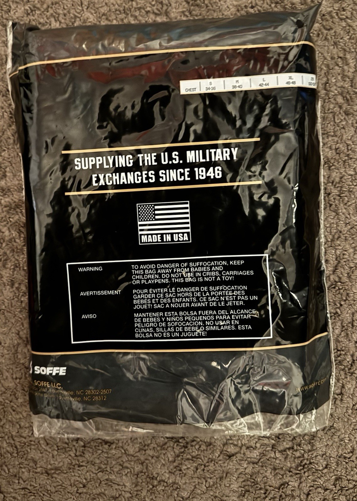 NEW Soffe Military US Navy 100% Cotton T-Shirt Undershirt 3-Pack – Coyote Brown