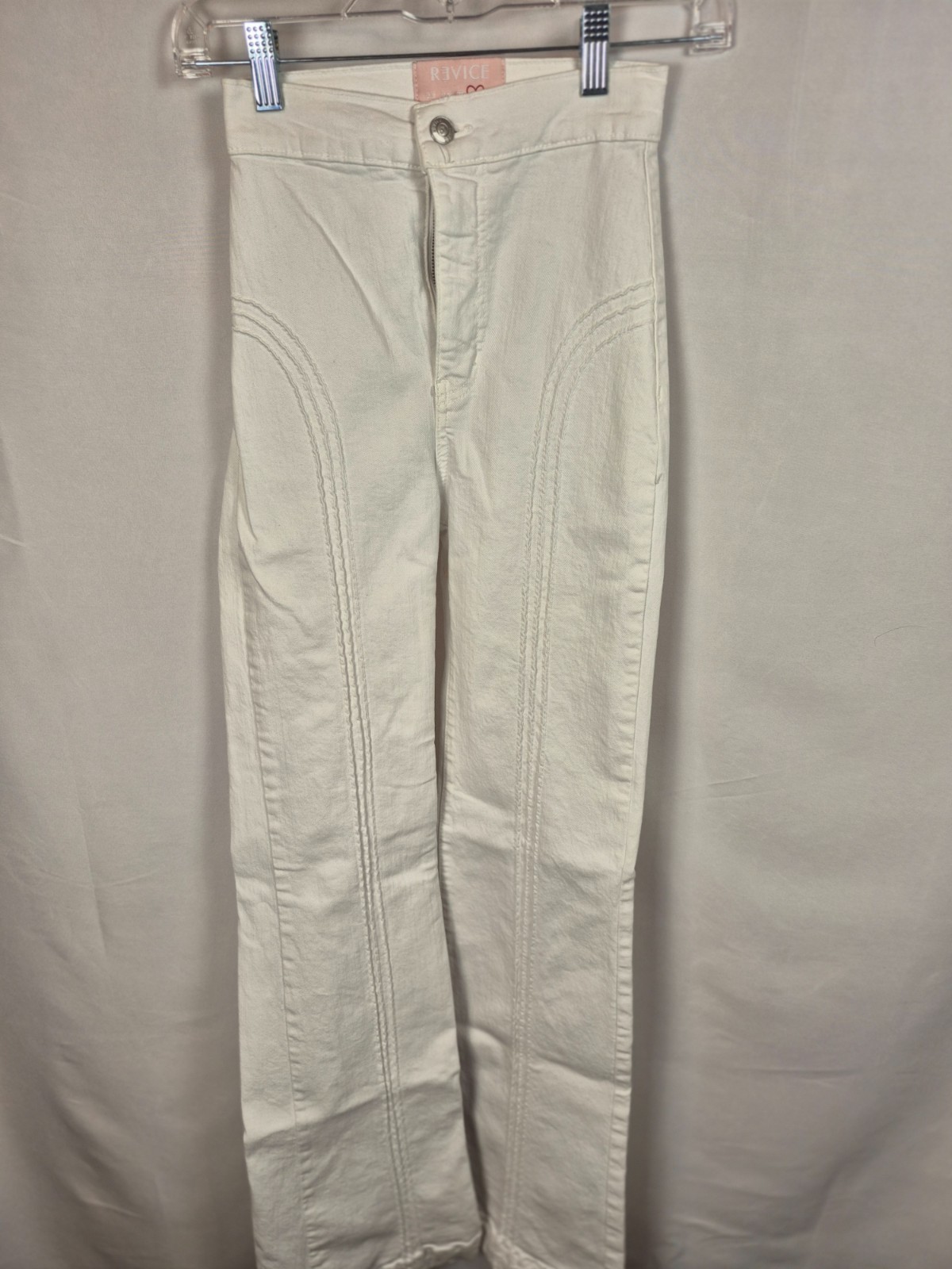 Revice white high rise jeans size 26