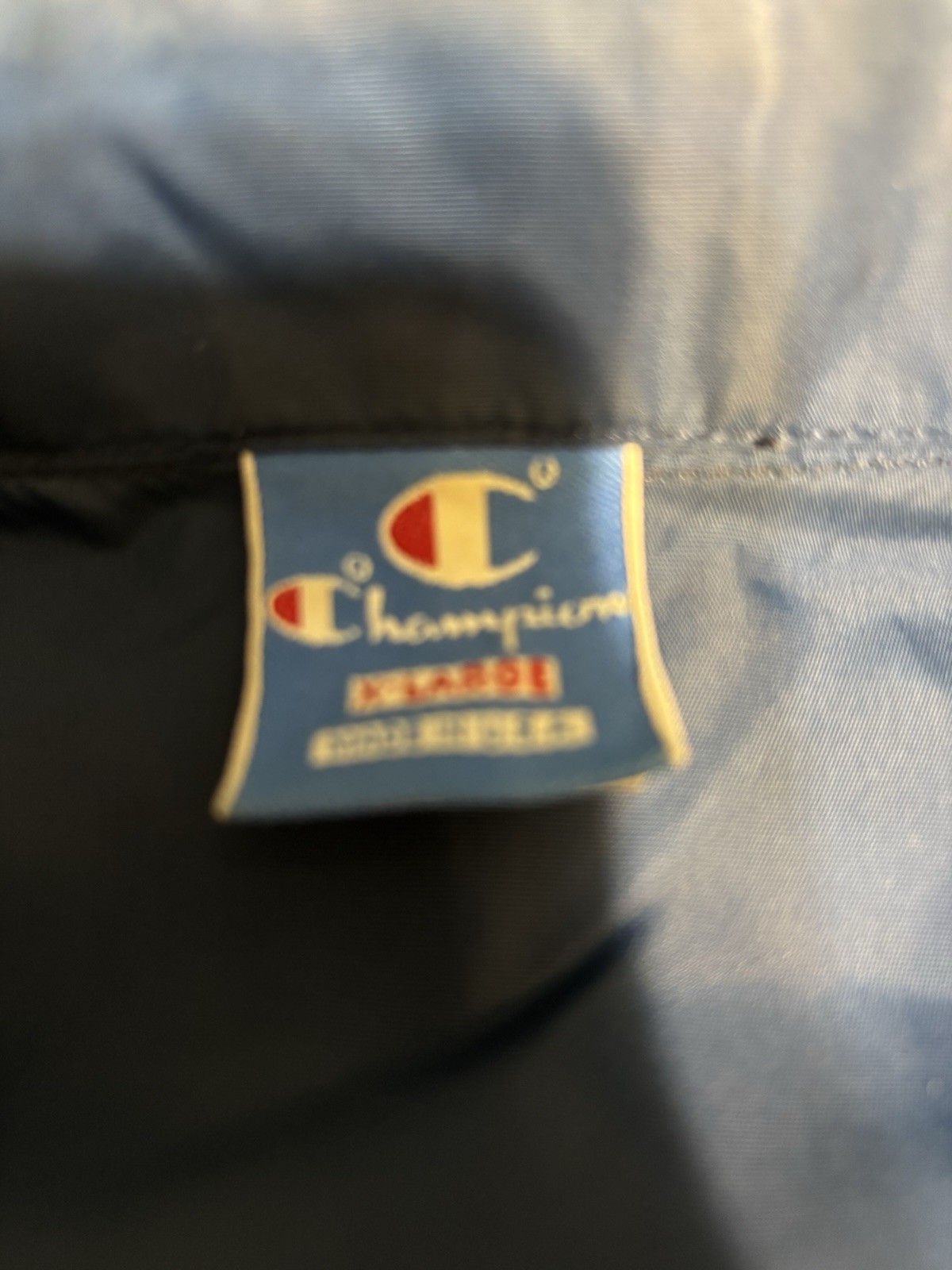 Champion Notre Dame Security Blue Snap-Front Coach Jacket Men’s XL RN 26094