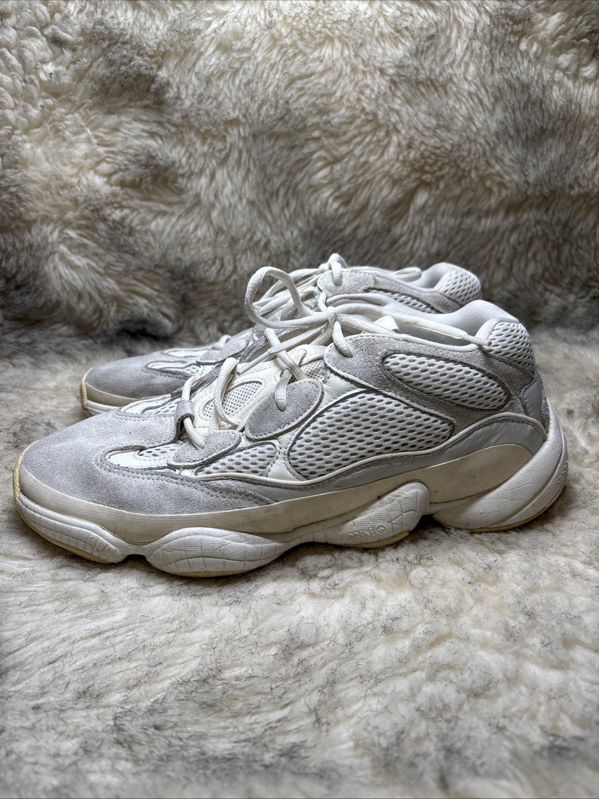 Size 11 adidas Yeezy 500 Stone Salt Mens Gray Athletic Sneakers 2019 ART FV3573