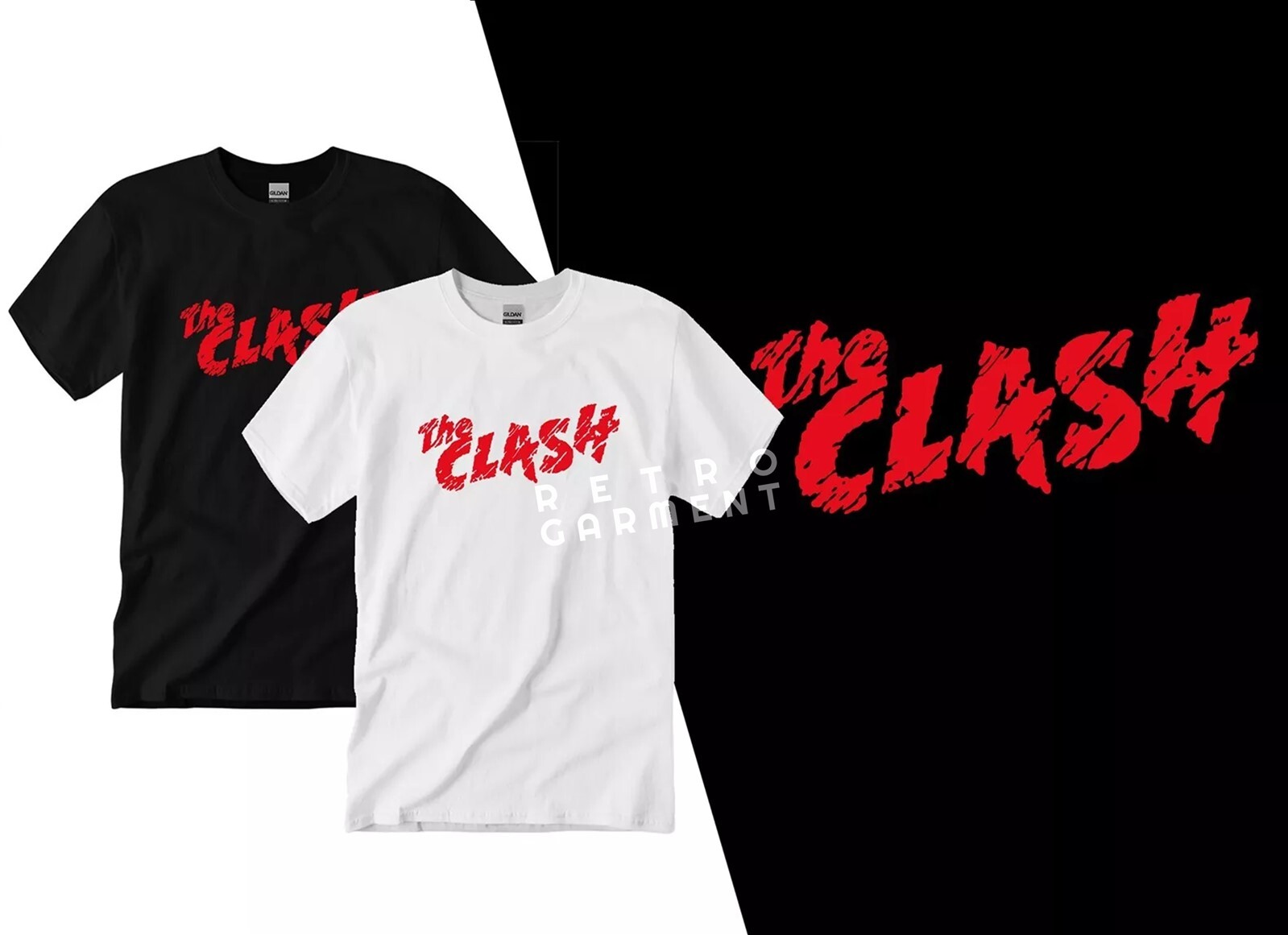 The Clash Punk Rock Band T-shirt Tee Adult Men’s New