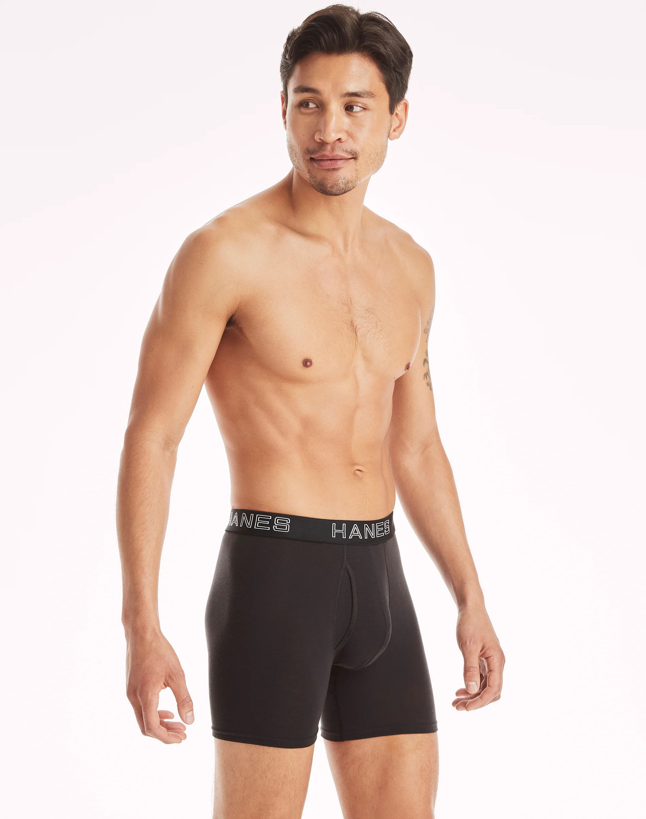 Hanes Men’s Boxer Brief 4-Pack Ultimate Comfort Flex Fit Total Support Pouch