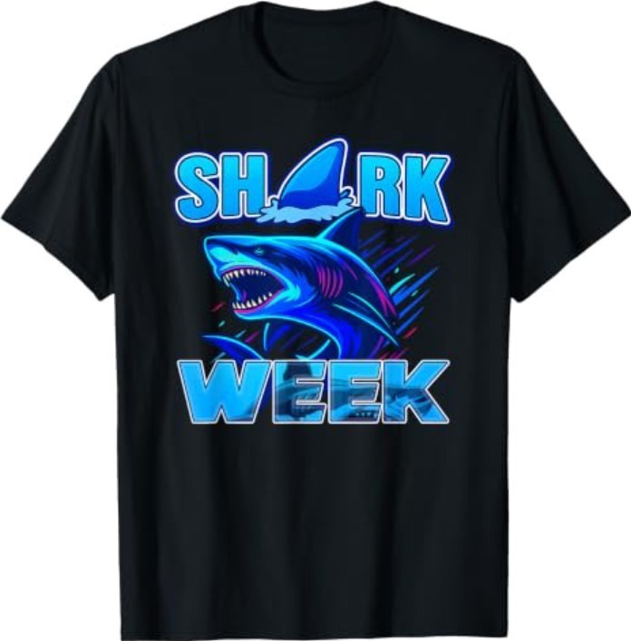 Guess What Week It is Funny Shark Awareness Support Summer T-Shirt