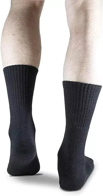 5-100 Dozens wholesale Bulk Lots Mens Solid Sports Cotton Crew Socks 9-11 10-13