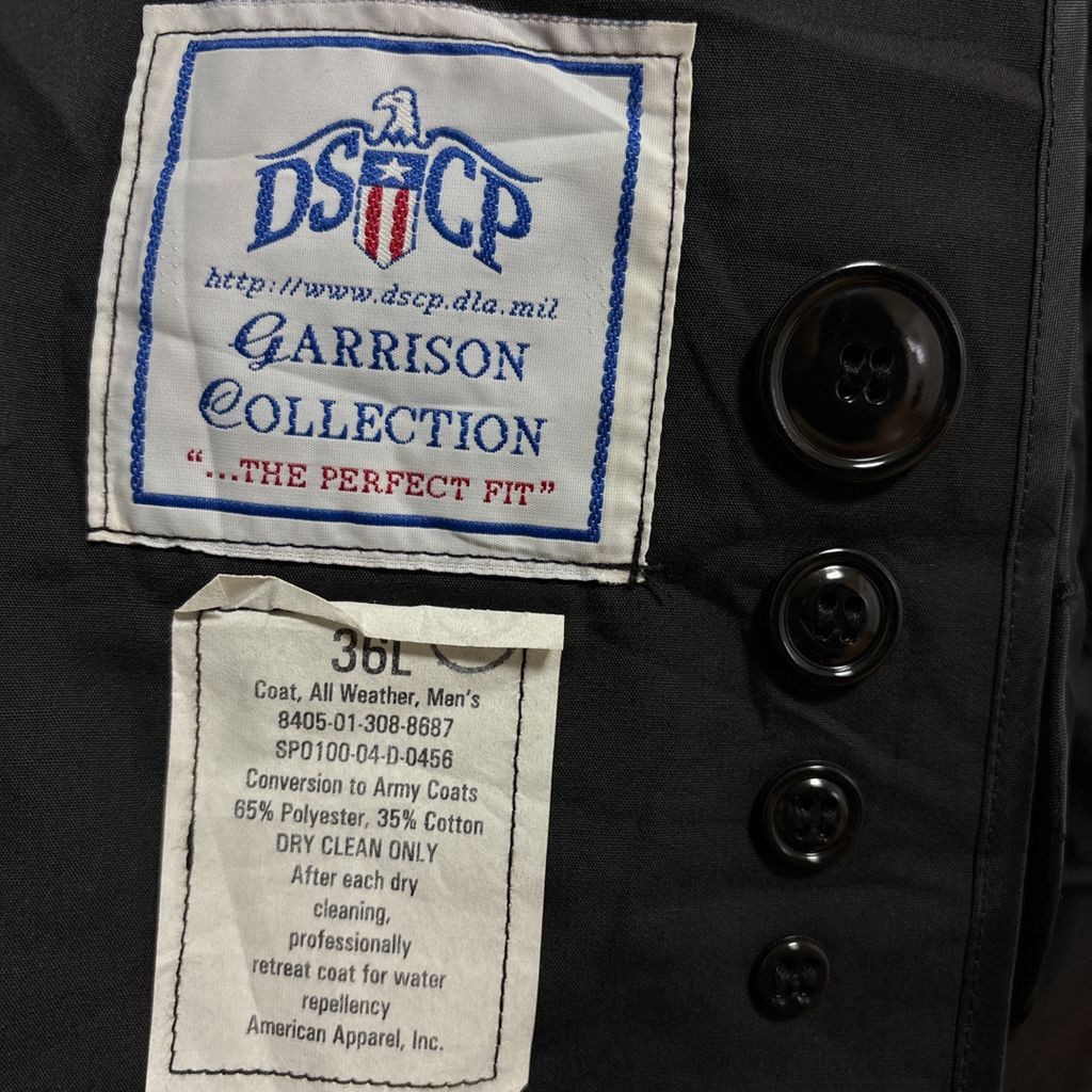 【US NAVY】 04年納入 ライナー付き オールウェザーコート S-2623