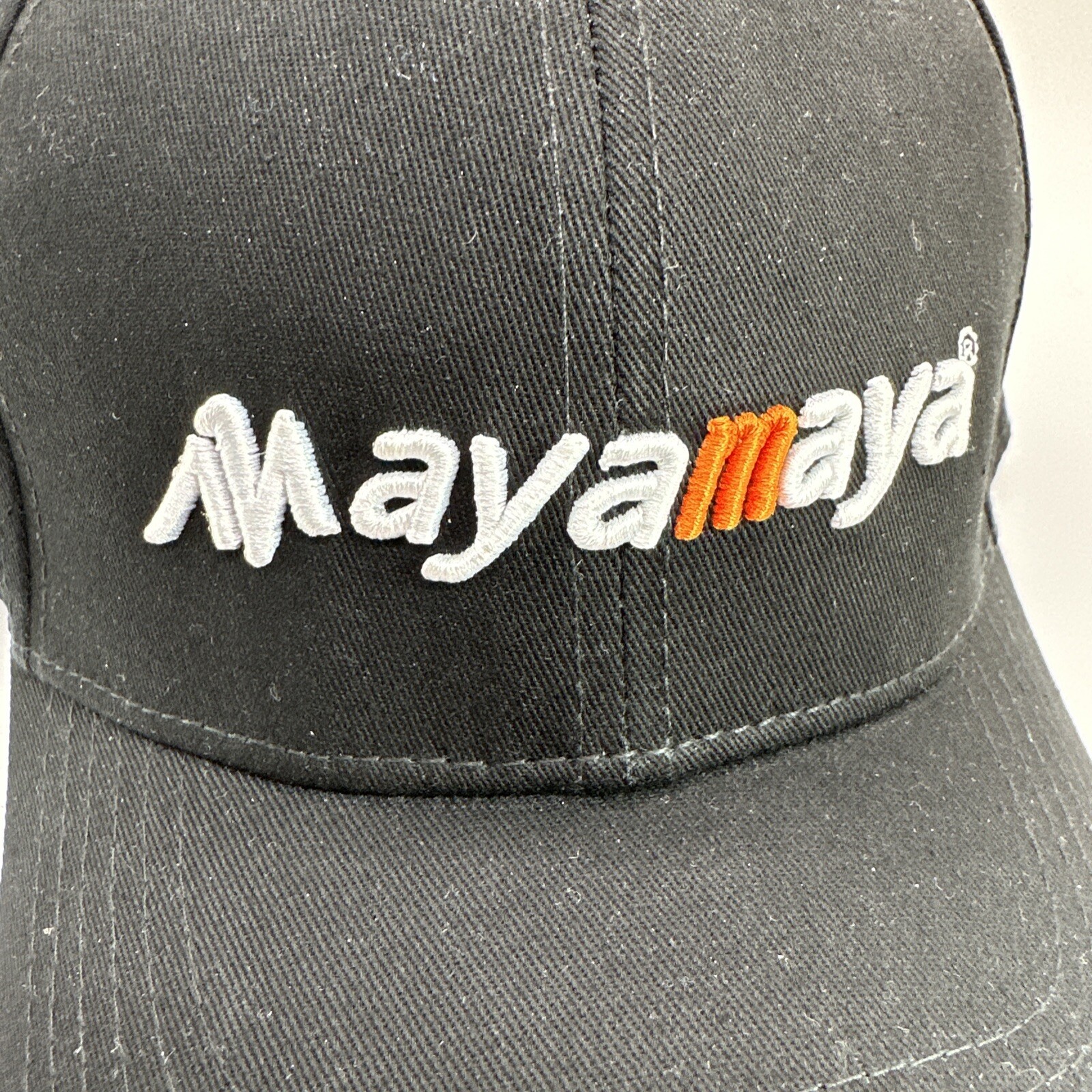 Ayamaya Black Embroidered Adjustable Baseball Cap Hat (Outdoor Company) NEW