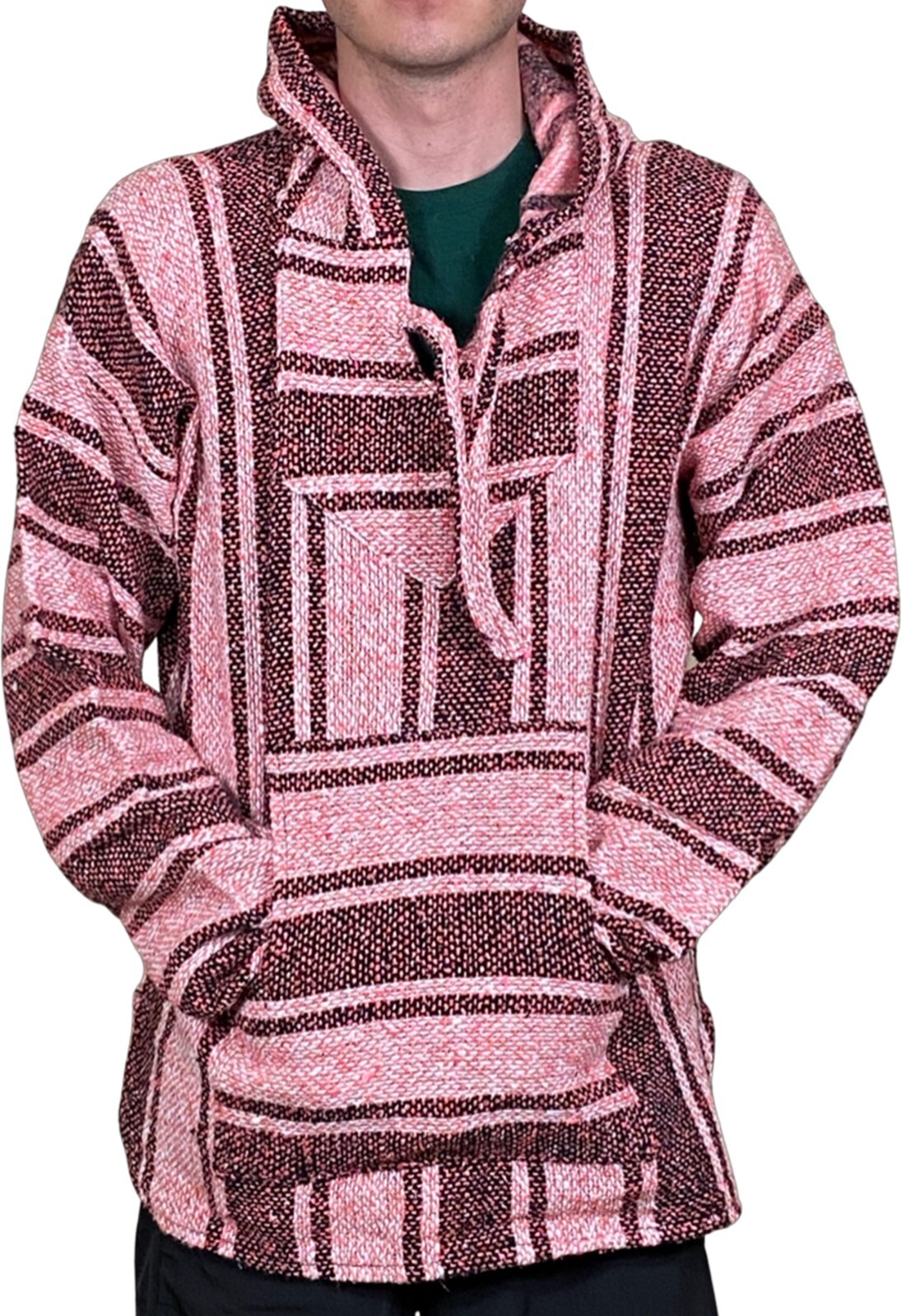 Mexican Poncho Baja Hoodie-Surfer DrugRug Jacket Unisex sz: M, L, XL, 2XL, 3XL