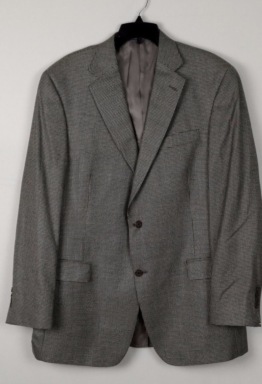 MEN’S HART SCHAFFNER MARX DILLARD’S BLAZER/JACKET SUIT Size 44L two buttons