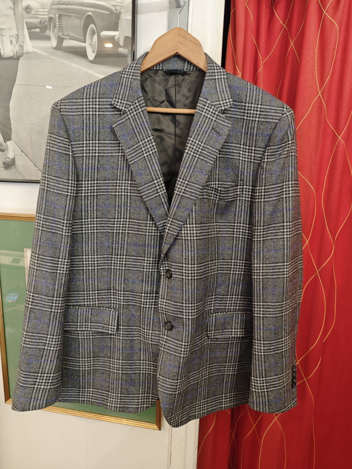 Tombolini 700€ Men’ Blazer Jacket 100% Wool Size EU 56 ( XXL ) Made in Italy