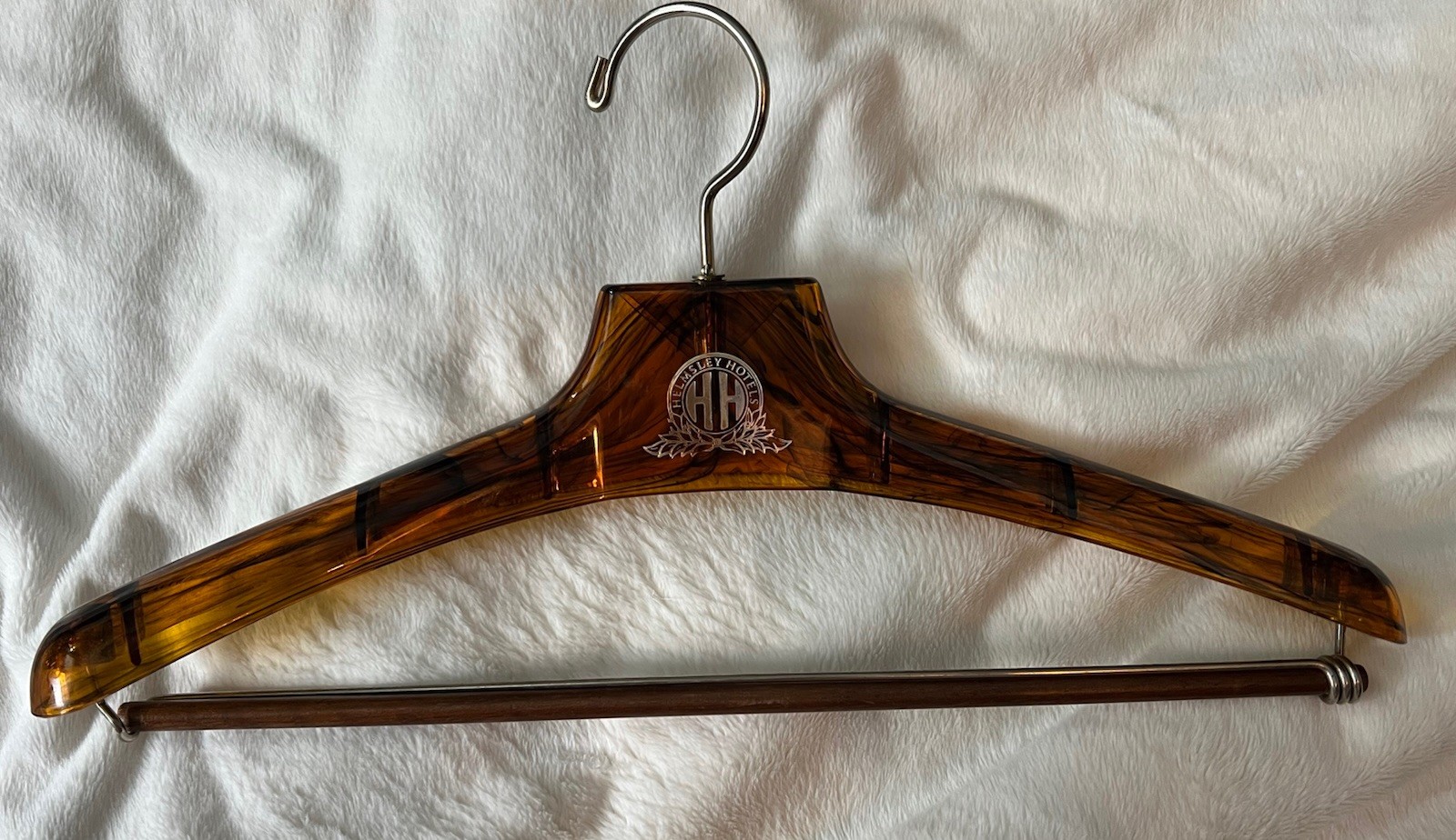 Leona Helmsley Hotels NYC New York MCM Hollywood Regency Plastic Fur Coat Hanger