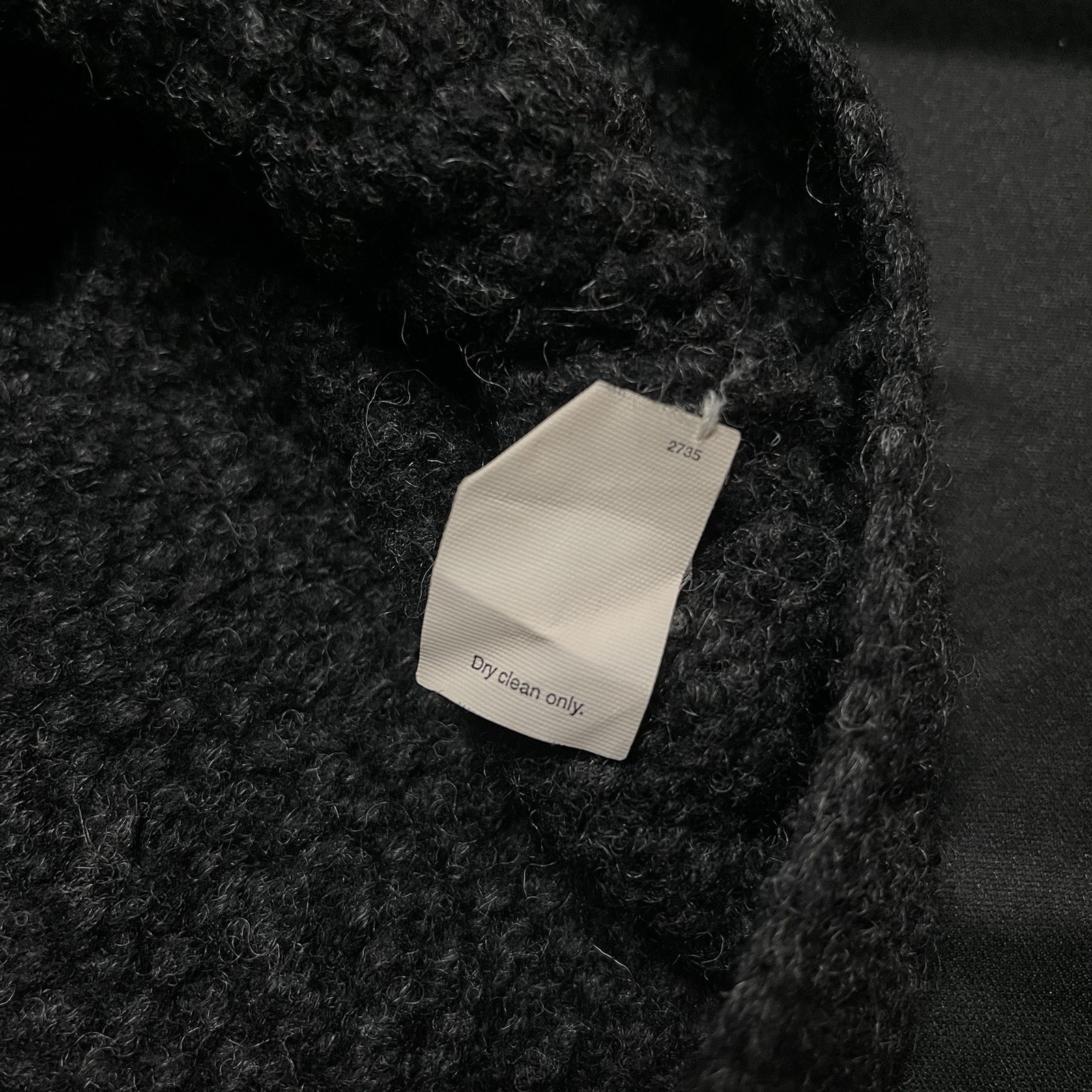 Vintage J.Crew Handknit Sweater Wool Fisherman Cable Knit Gray Sz Large