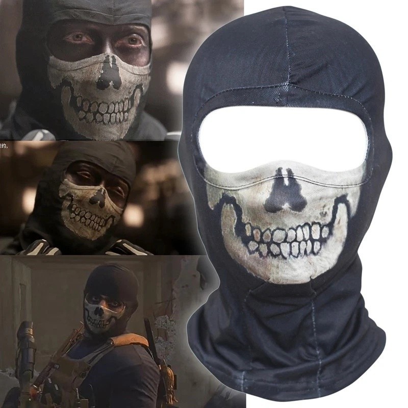 COD19 : MW2 Ghost Simon Riley ‘s Skull Mask Balaclava Cosplay