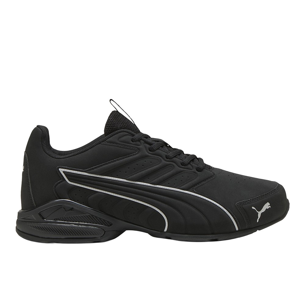 PUMA Electro Synthetic Leather Lace Up Mens Black Sneakers Casual Shoes 3130920