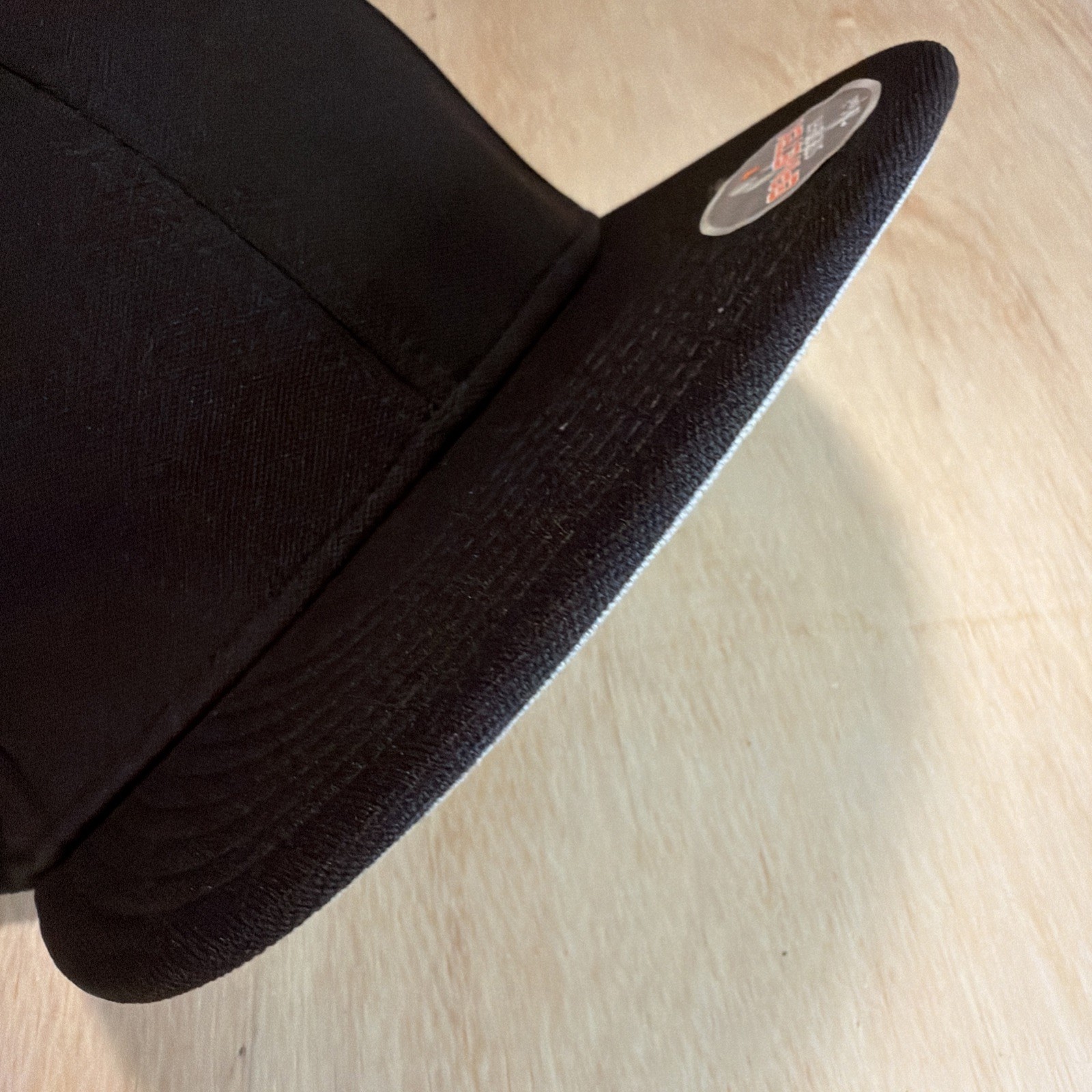 The Game Blank Stretch Fit Hat Cap Baseball Fitted M Medium Black Umpire Flat