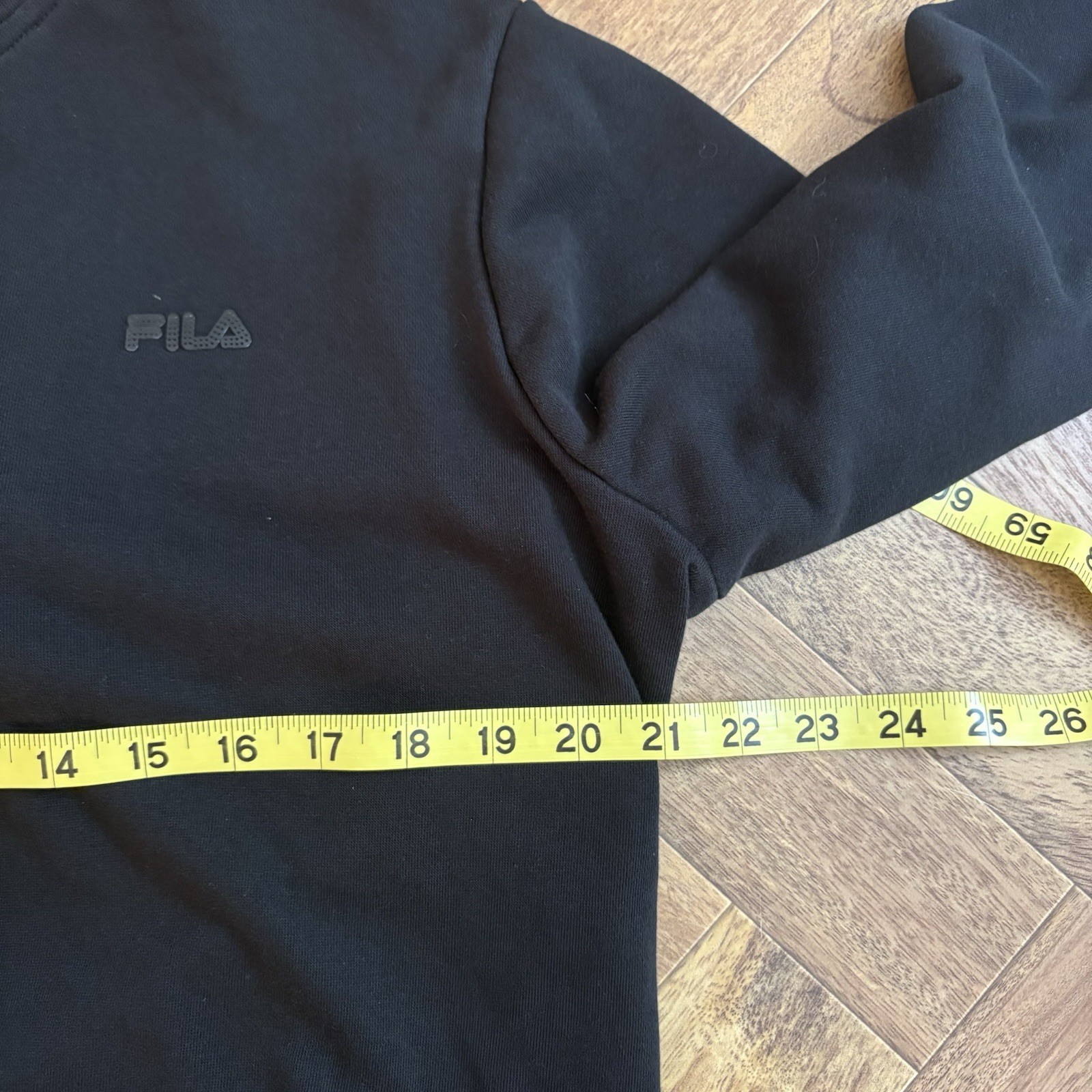 FILA Sport Men’s XL Black Full Zip Sweater Sweatshirt Work Casual Sporty Fall P6