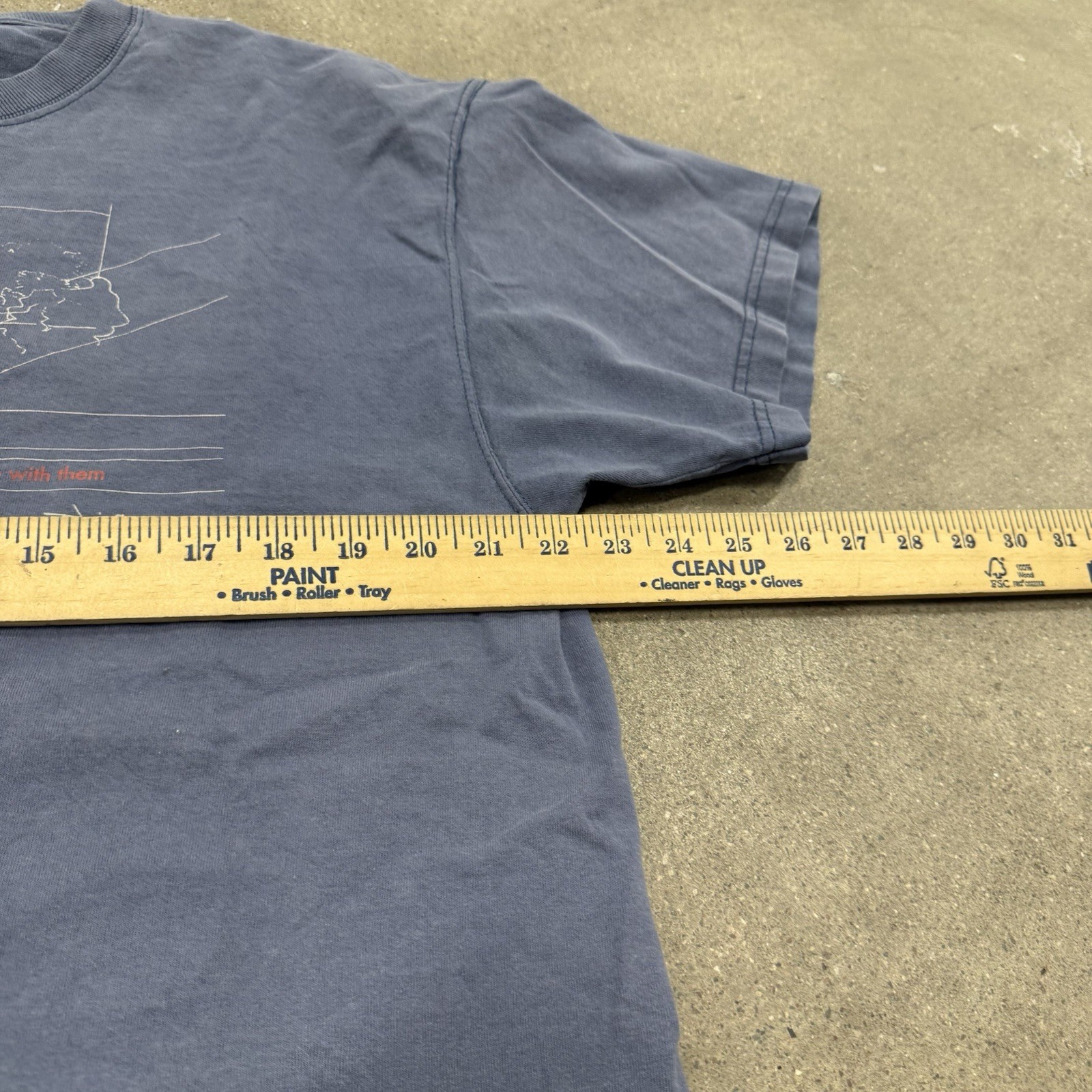 VTG Frank Lloyd Wright Fallingwater Navy Graphic T-Shirt Men’s XL Blue 2002