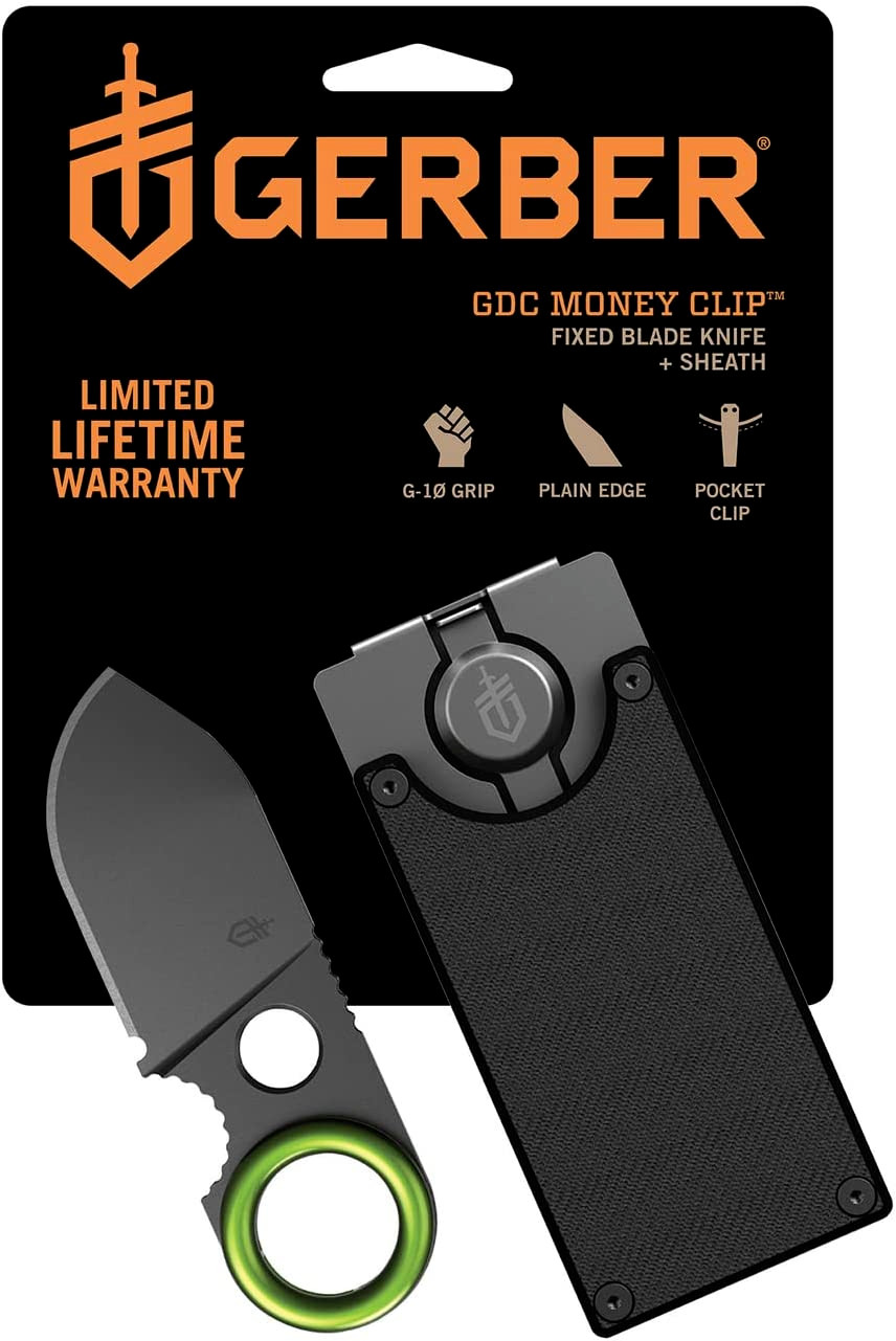 NEW Gerber Knife / Money Clip Card Wallet – A Fast Shipping Christmas Gift !