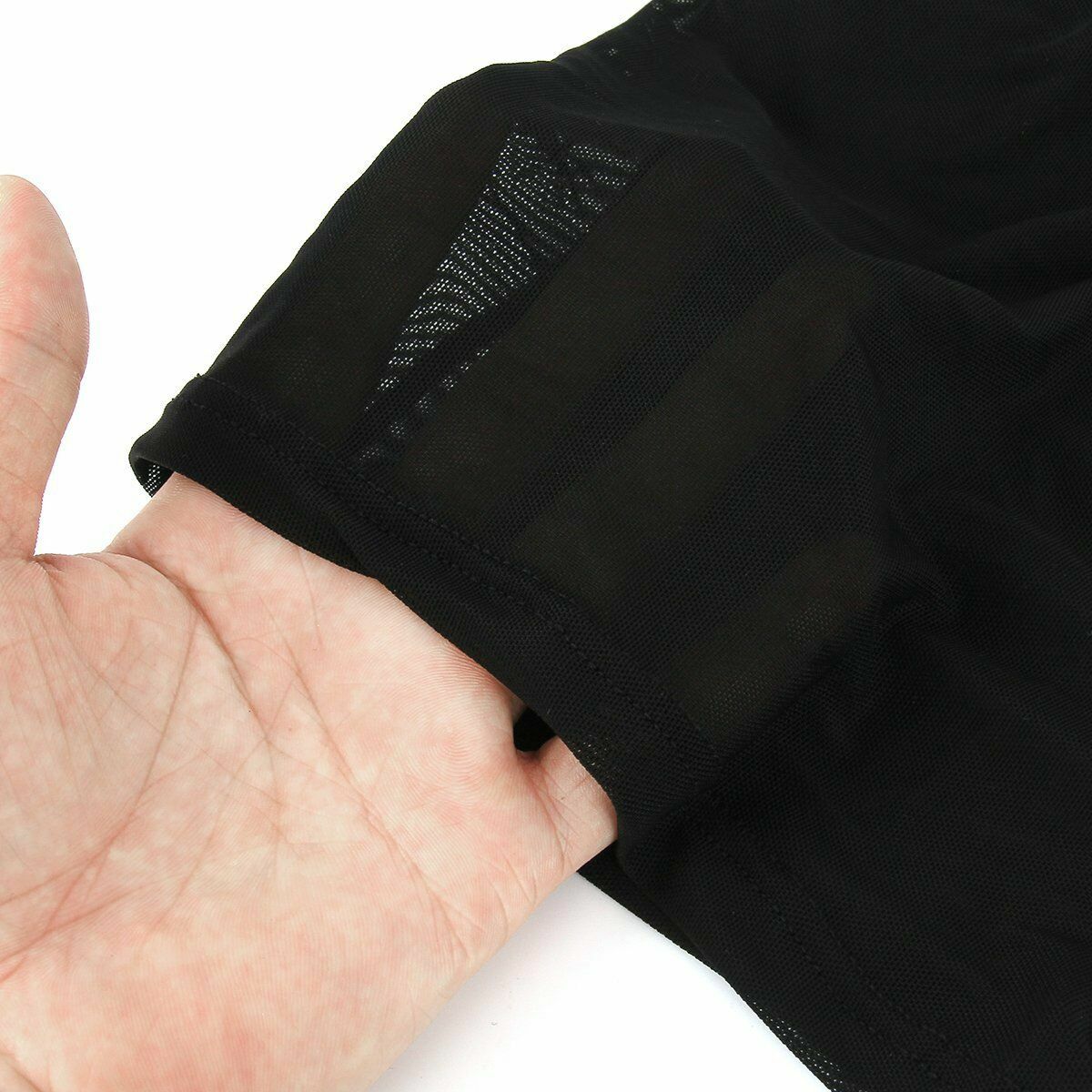 Men’s Sheer See Through Mesh Underwear Sports Fitness Long Johns Pants Leggings