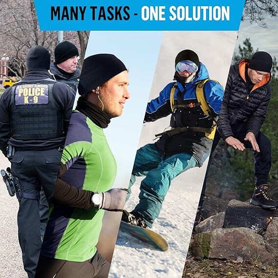 Military Tactical Skull Cap Winter Warm Fleece Windproof Ski Beanie Hats USA Lot