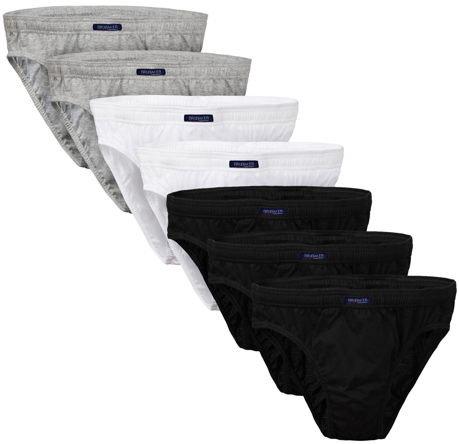 BRUBAKER Men’s Basic Sport Brief 7-Pack