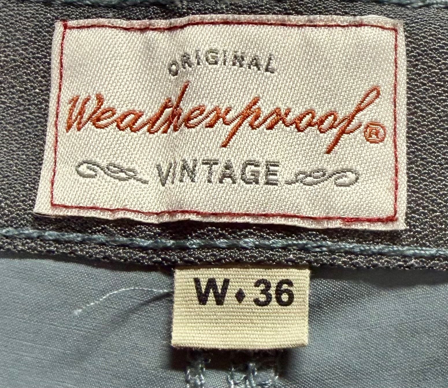 Weatherproof Vintage Men’s Packable Hybrid Trail Shorts Size 36 Blue Gray