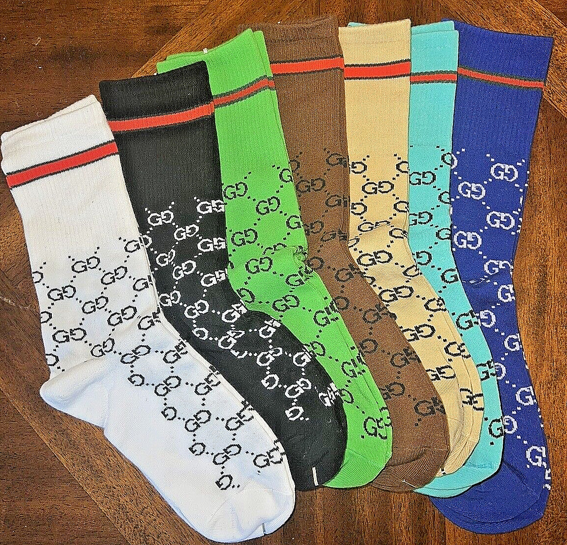 1 Pair Of Unbranded Design Graphic Socks Unisex One Size Fits All With Free Ship