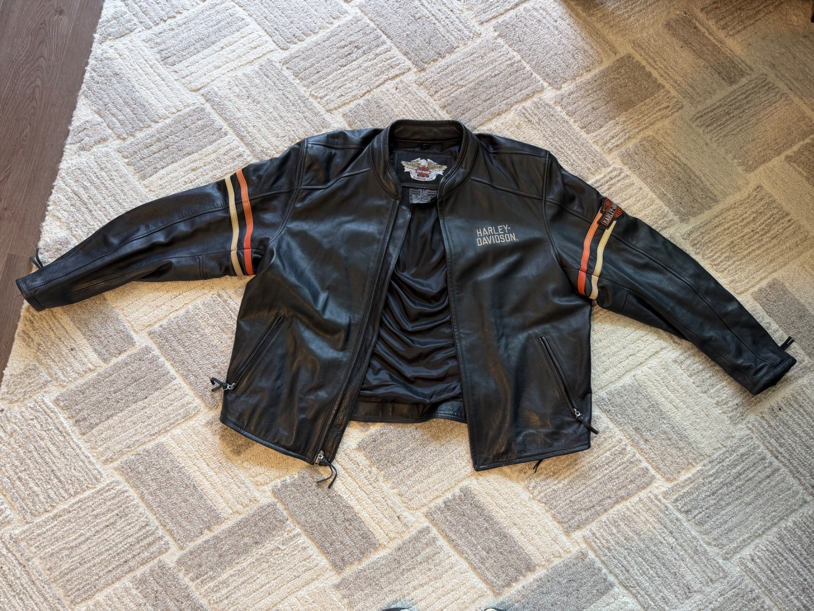 GENUINE Harley Davidson Leather Jacket 2XL