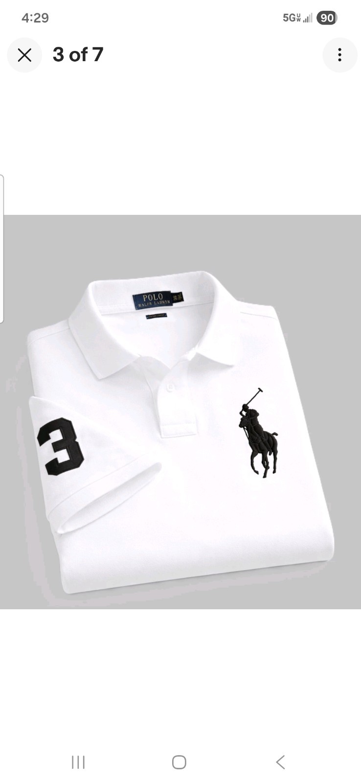 POLO RALPH LAUREN MEN’S BIG PONY PLOLO SHIRT. NEW WITH TAGS.