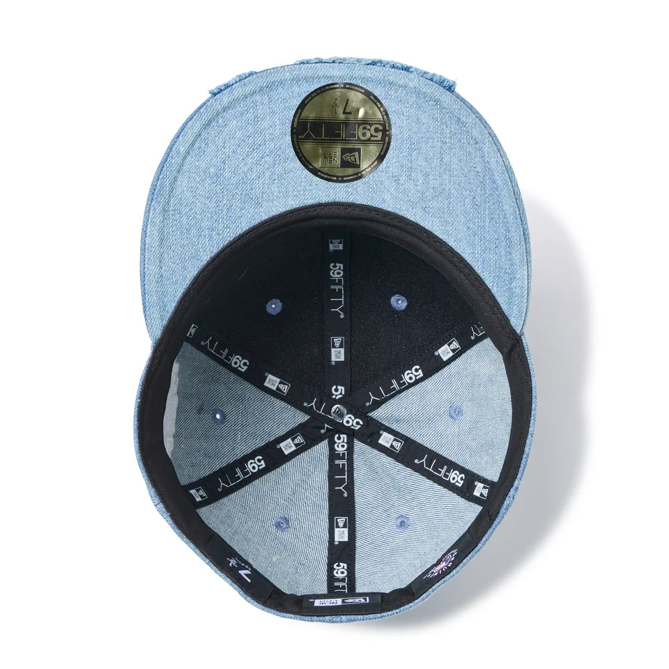 New Era 59FIFTY Distressed Denim Cap MLB LA Los Angeles Dodgers 14745174 Japan