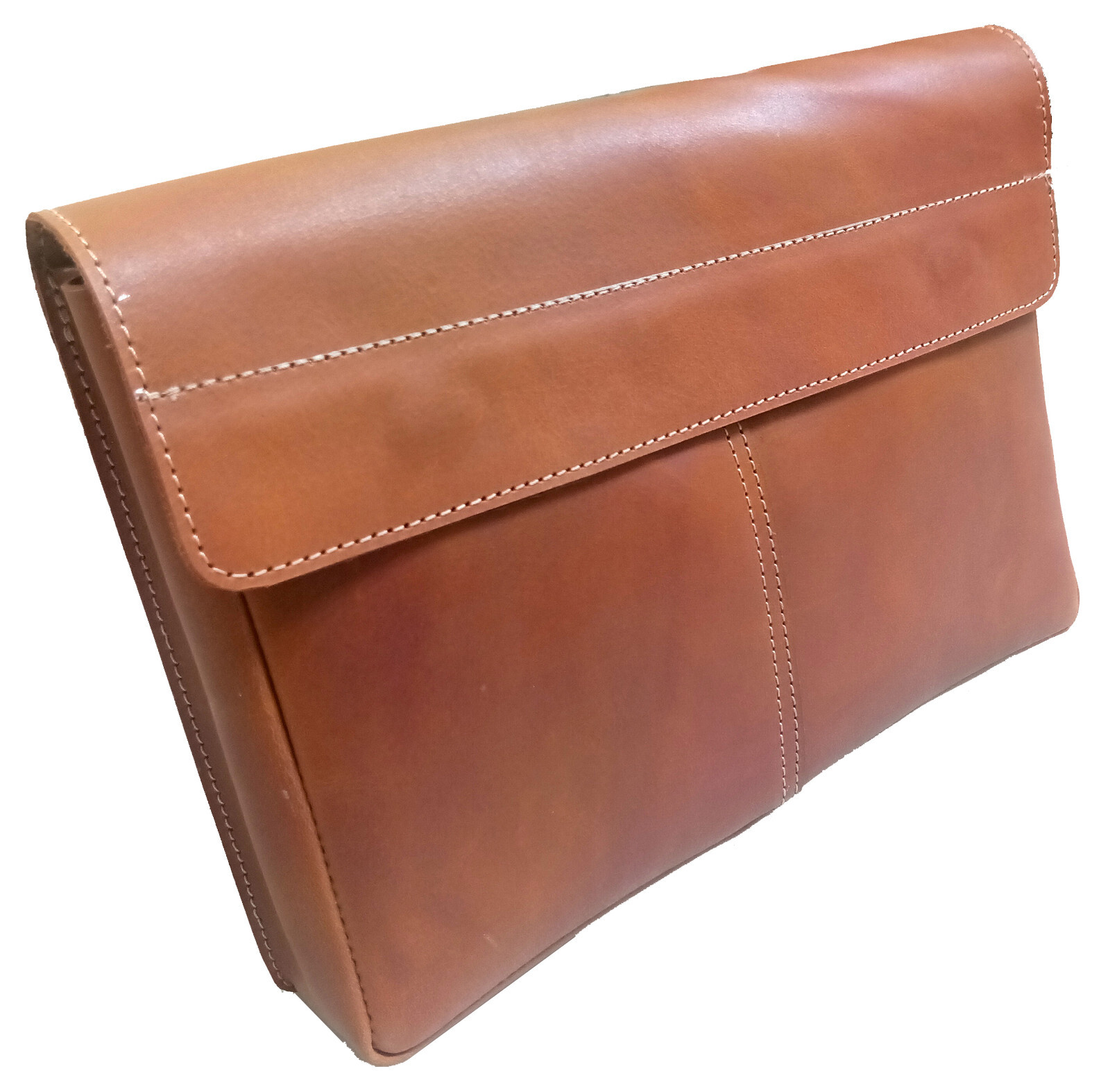 Calyx Full Grain Leather File Folder Organizer Document Holder Leather Portfolio