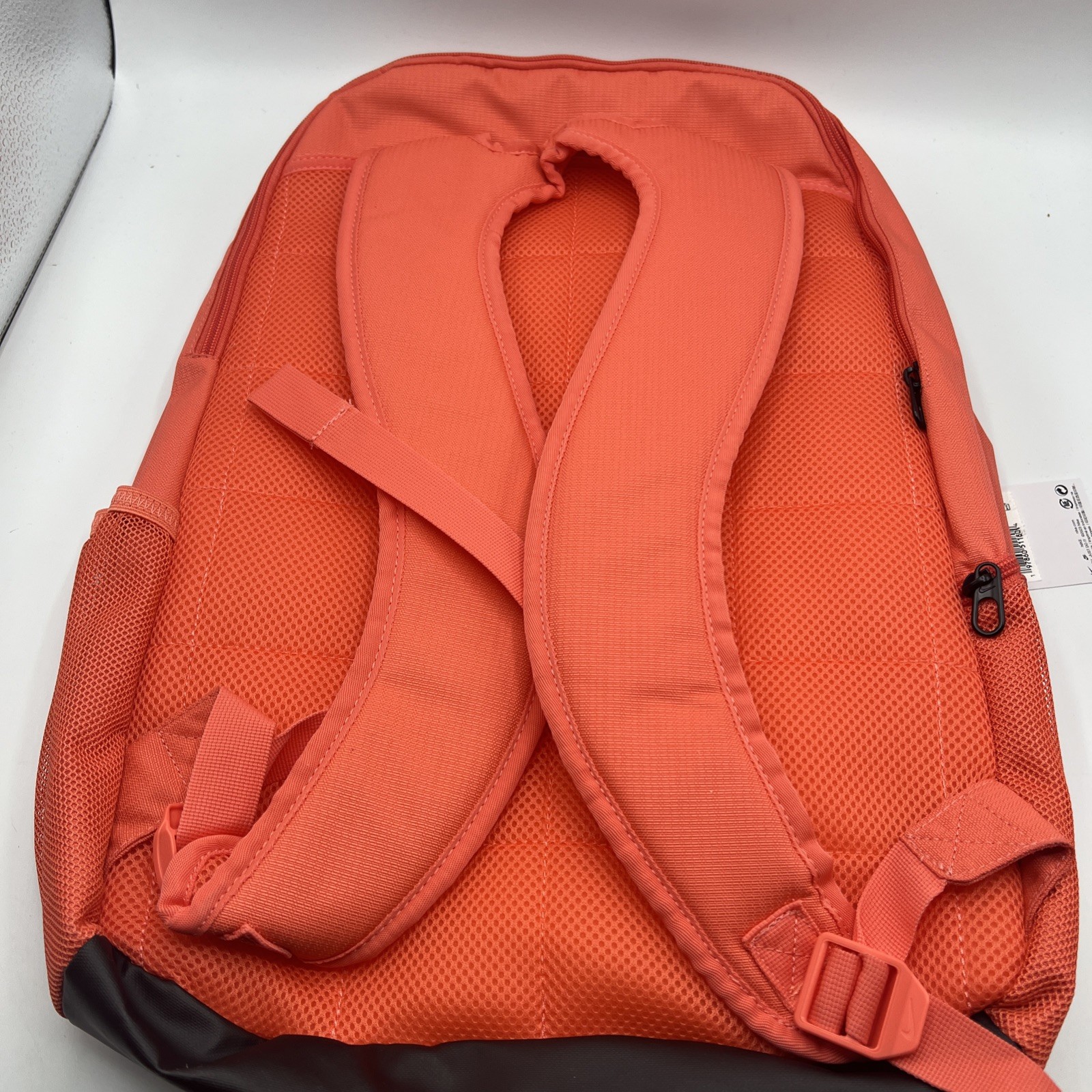 Nike Brasilia Training Backpack Black Orange XL 30L School Travel Bag DM3975-814