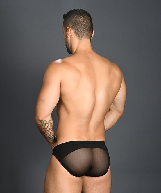 Andrew Christian Arch Brief: Black – 91018 – Medium, Large & X-Large