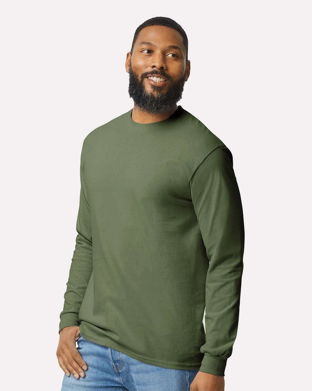 American Bison Buffalo Pair Western Wildlife Wilderness Long Sleeve T-Shirt