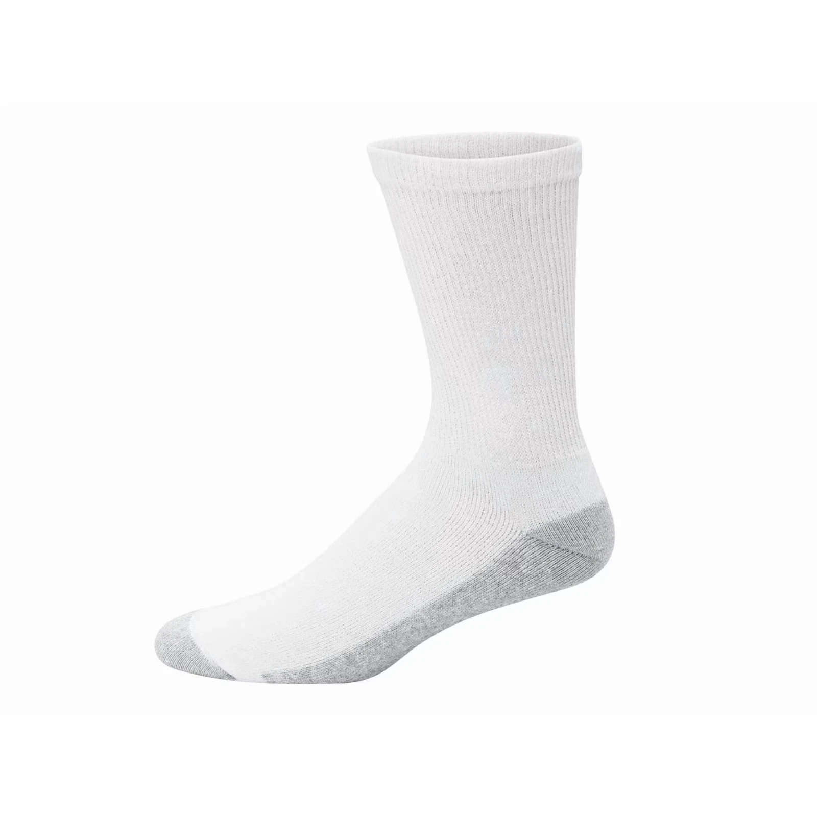 (12-Pair Pack) Hanes Men’s Double Tough Crew Socks,(Shoe Size 12-14)Great Price