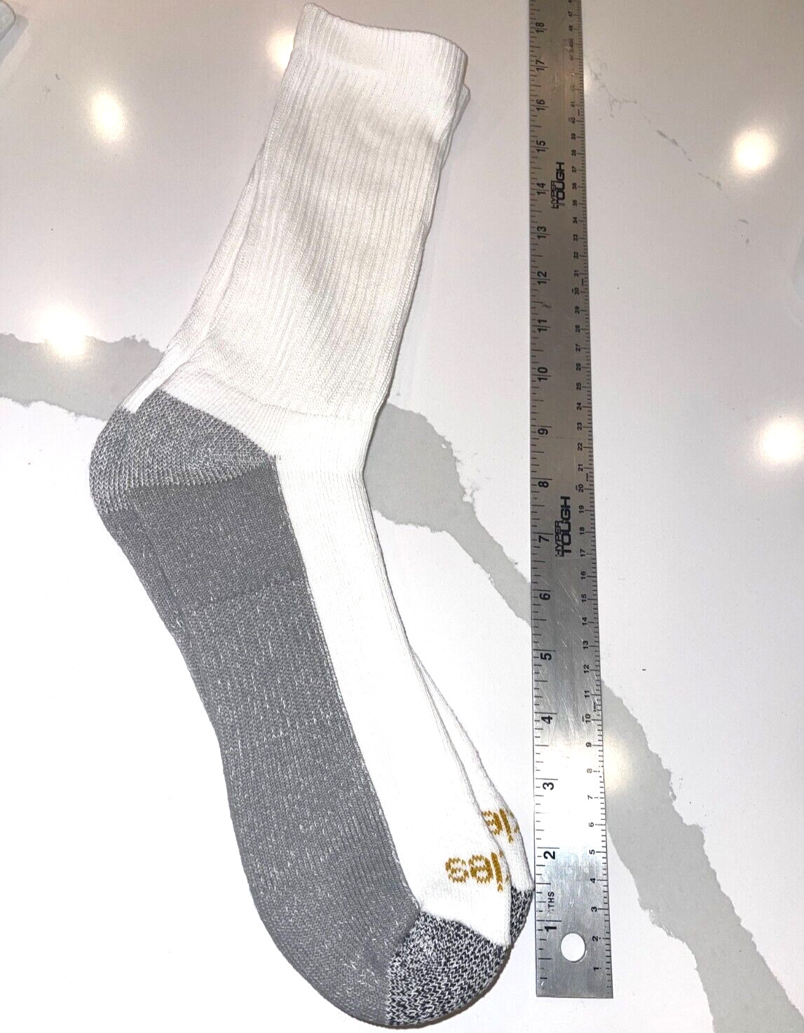 DICKIES FLEX DRI-TECH CREW PERFORMANCE WORK SWEAT FIGHTING SOCKS 6-12 3 PAIRS