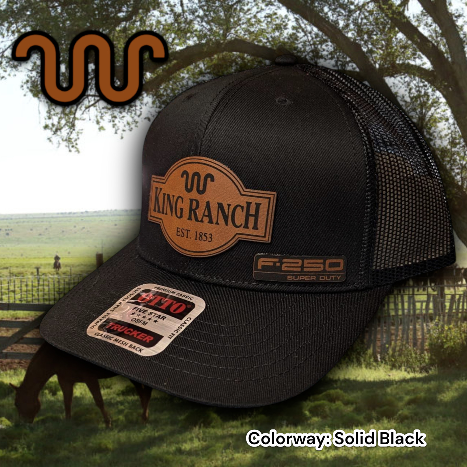 Trucker Hat Baseball Cap Customized Ford King Ranch F150 F250 F350 NEW