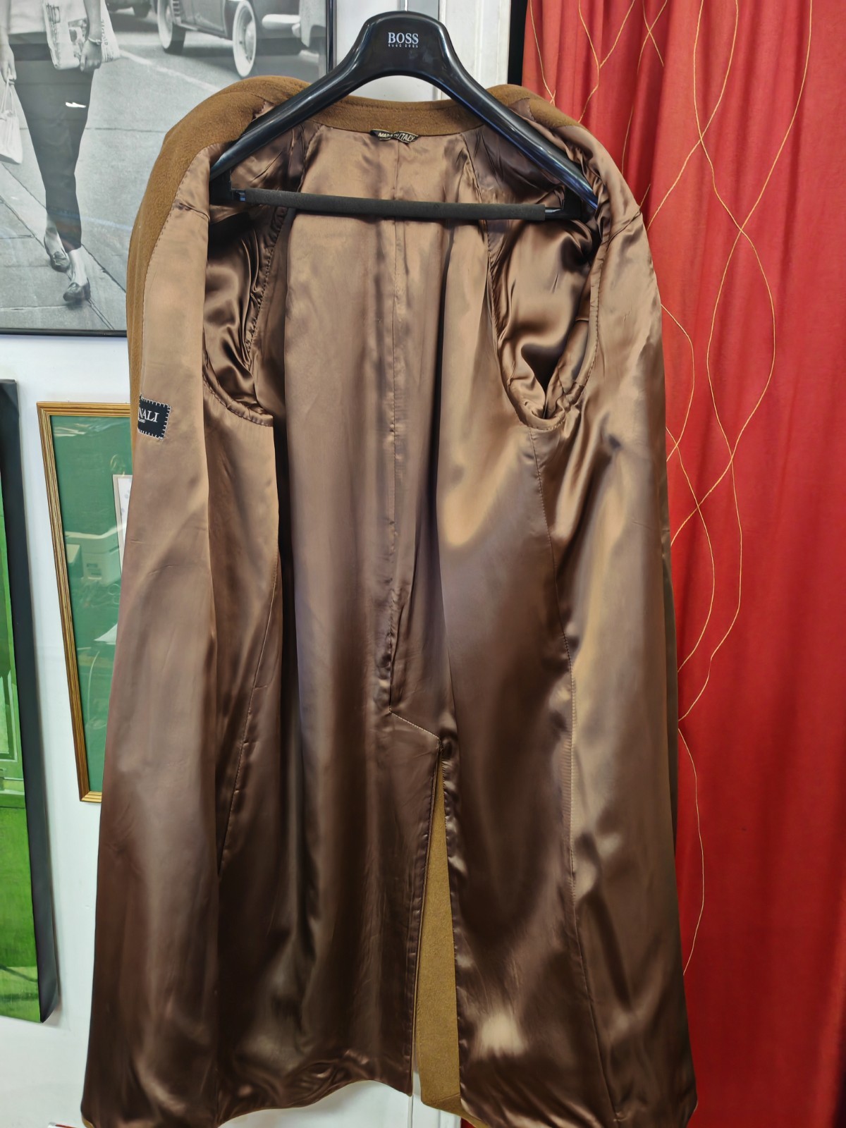 CANALI 1000€ Men’s Coat 100% Virgin Wool Size EU 52 ( XL ) Made In Italy