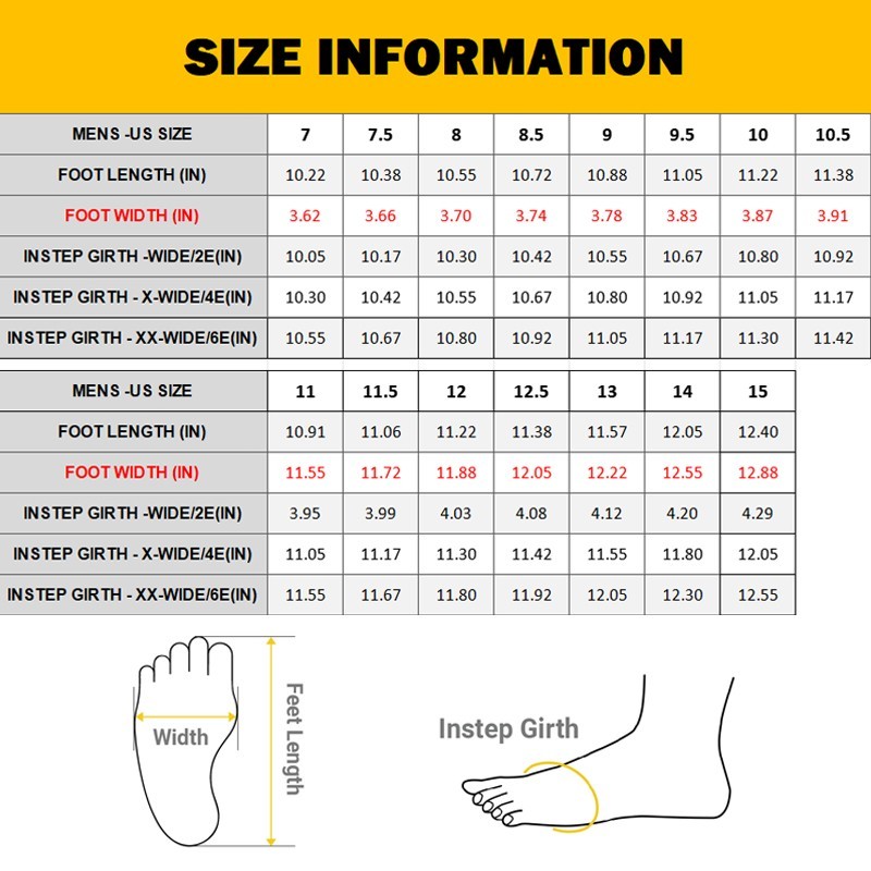 FitVille Diabetic Shoes Men Extra Wide Slip-On Shoes Swollen Feet Pain Relief
