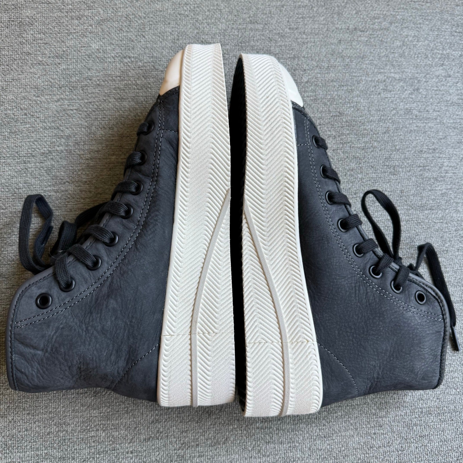 adidas Nizza 2 Leather Carbon Grey Sneakers Unisex Men’s Sz 7