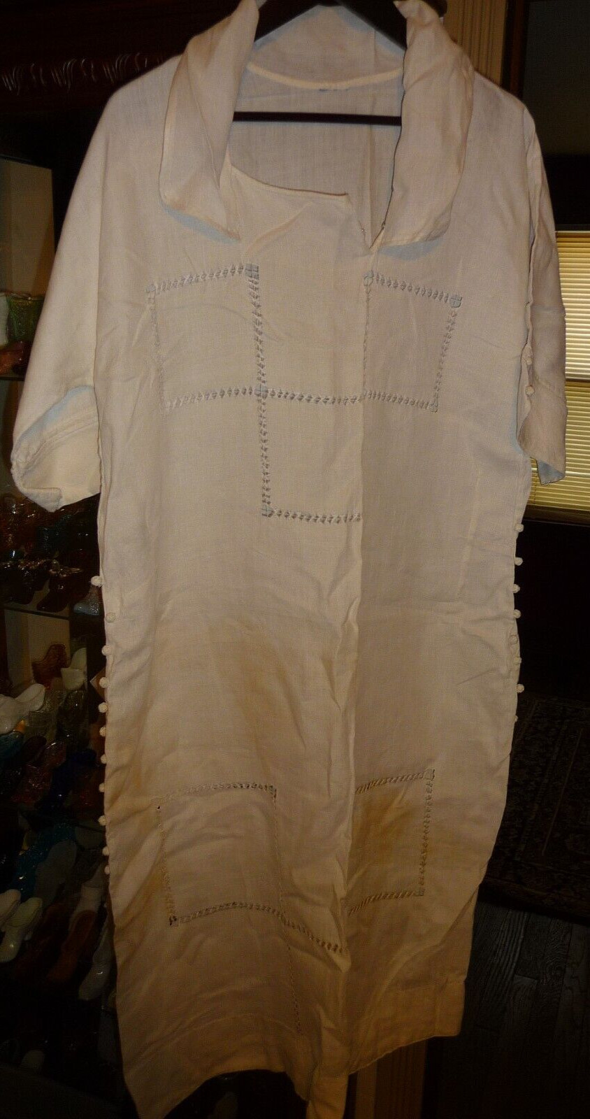 Antique White Dress 1920s – 30s