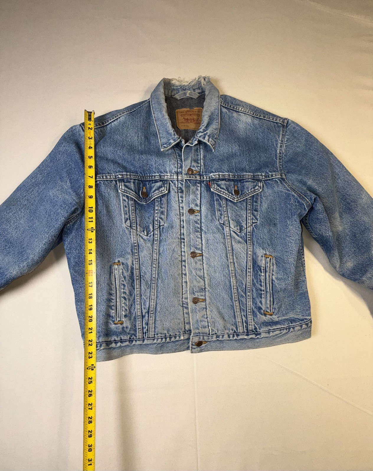 VTG 1980 Levis Type3 Trucker Jacket Mens sz 50 USA Made 70506 0316 blanket lined