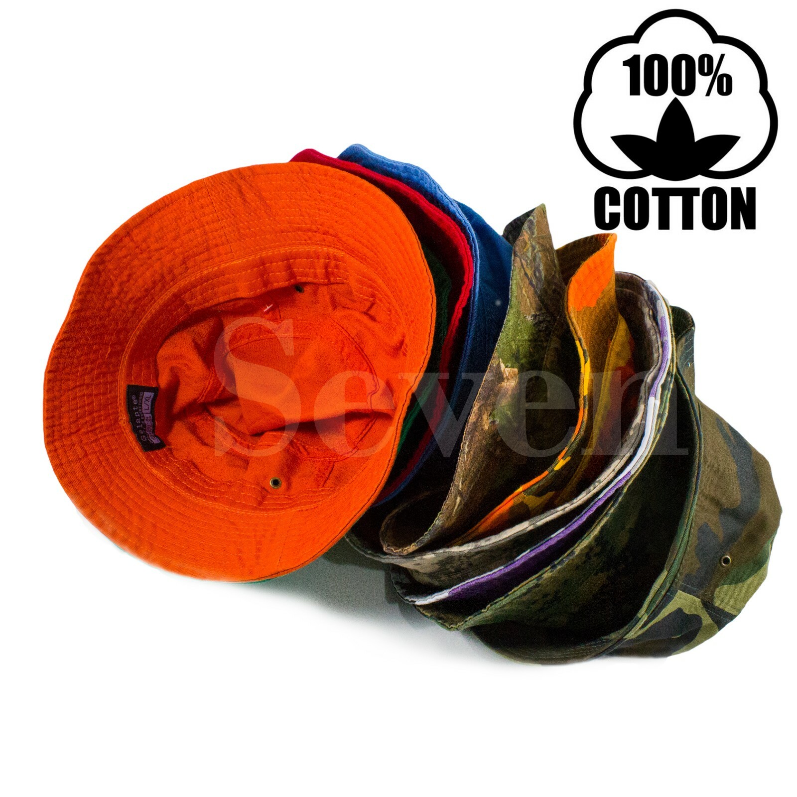 Bucket Fishing Boonie Cotton Hat Cap Brim Visor Sun Safari Military Camp Travel