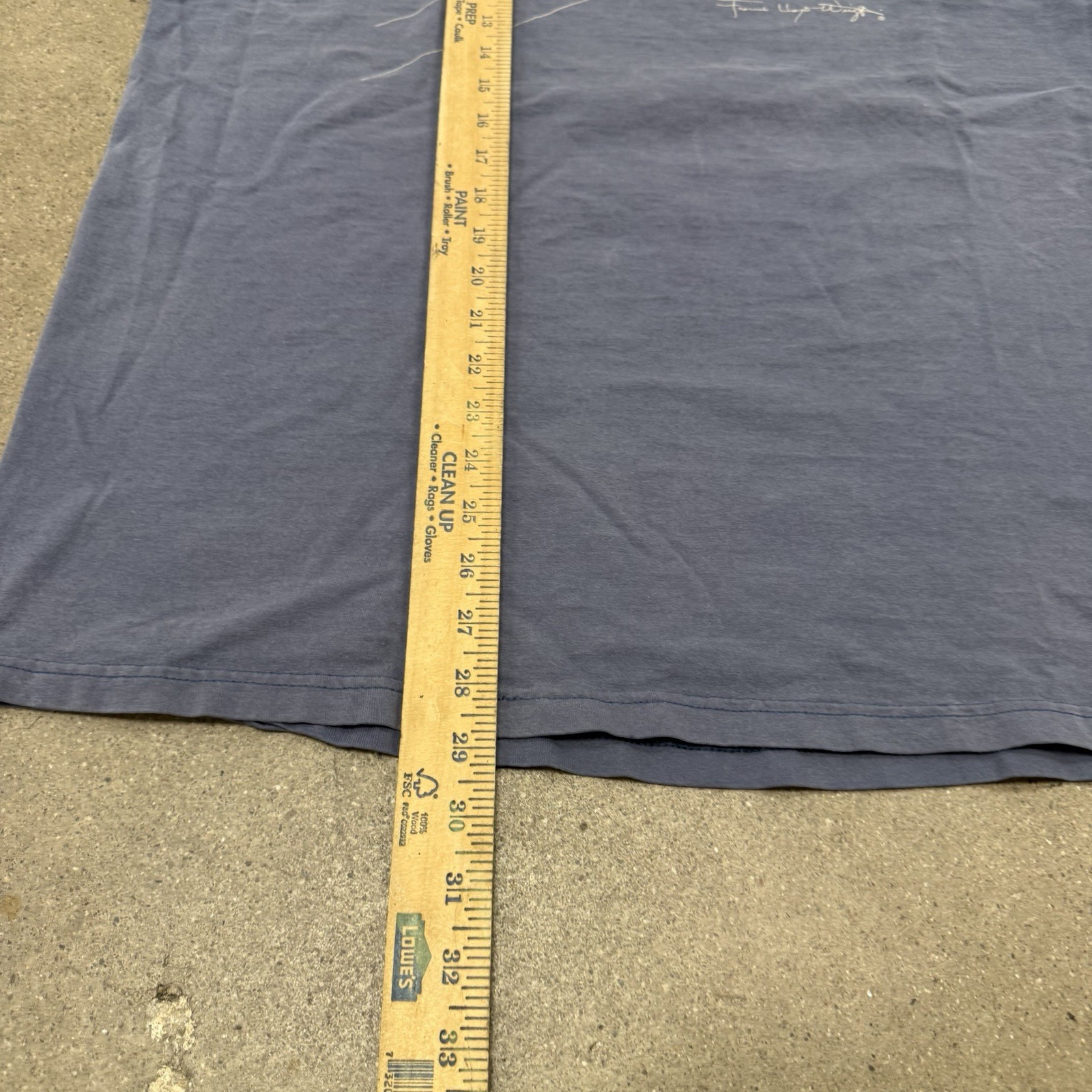 VTG Frank Lloyd Wright Fallingwater Navy Graphic T-Shirt Men’s XL Blue 2002