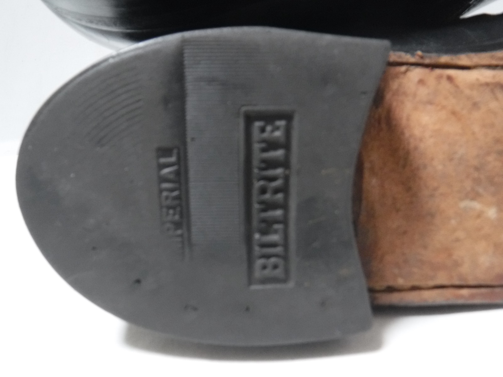 VTG Breather Wright Beatle Boots Men 12 D Black Arch Preserver Leather Zip 469