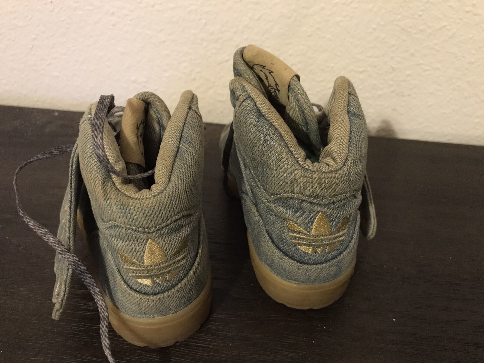 Adidas Originals Toddler Jeremy Scott DENIM WINGS V24622 Authentic SZ 7K🔥